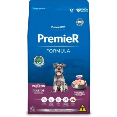 Ração Premier Fórmula 15kg: o equilíbrio Super Premium nacional mais vendido